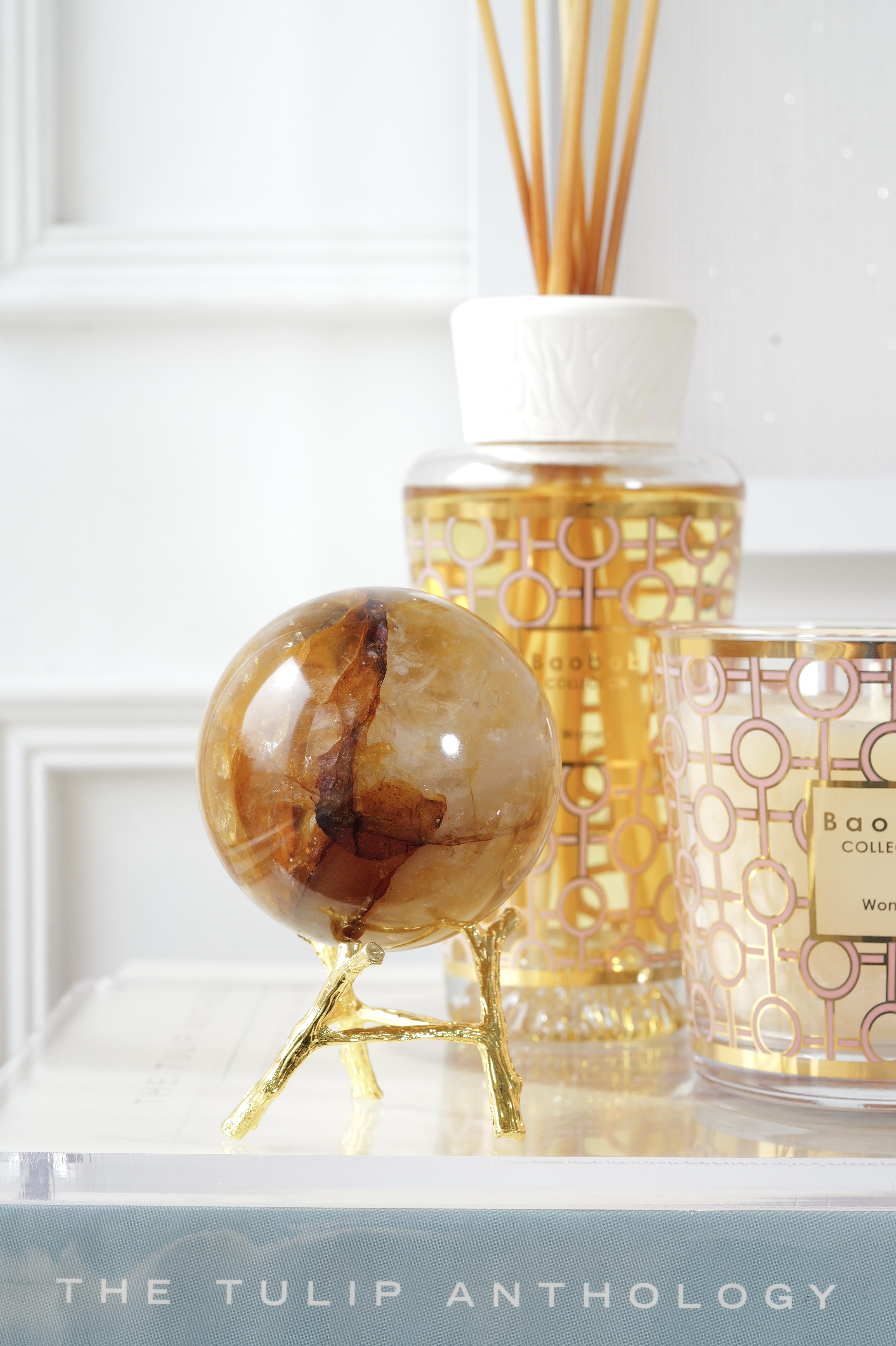  ༒6.5cm Golden Healer Quartz༒GH.1226C10GMN2-RA27*6JM