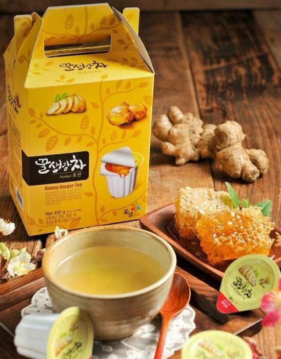 韓國🐝蜂蜜🫚薑茶 – 即溶養生暖身15粒