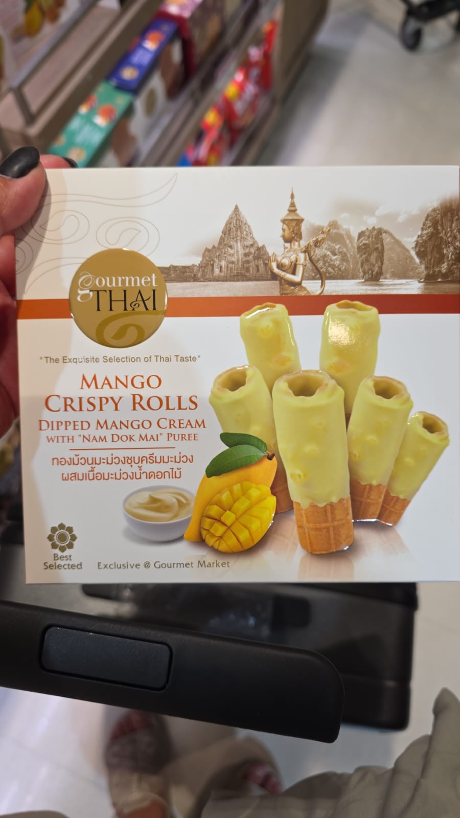 mango crispy rolls