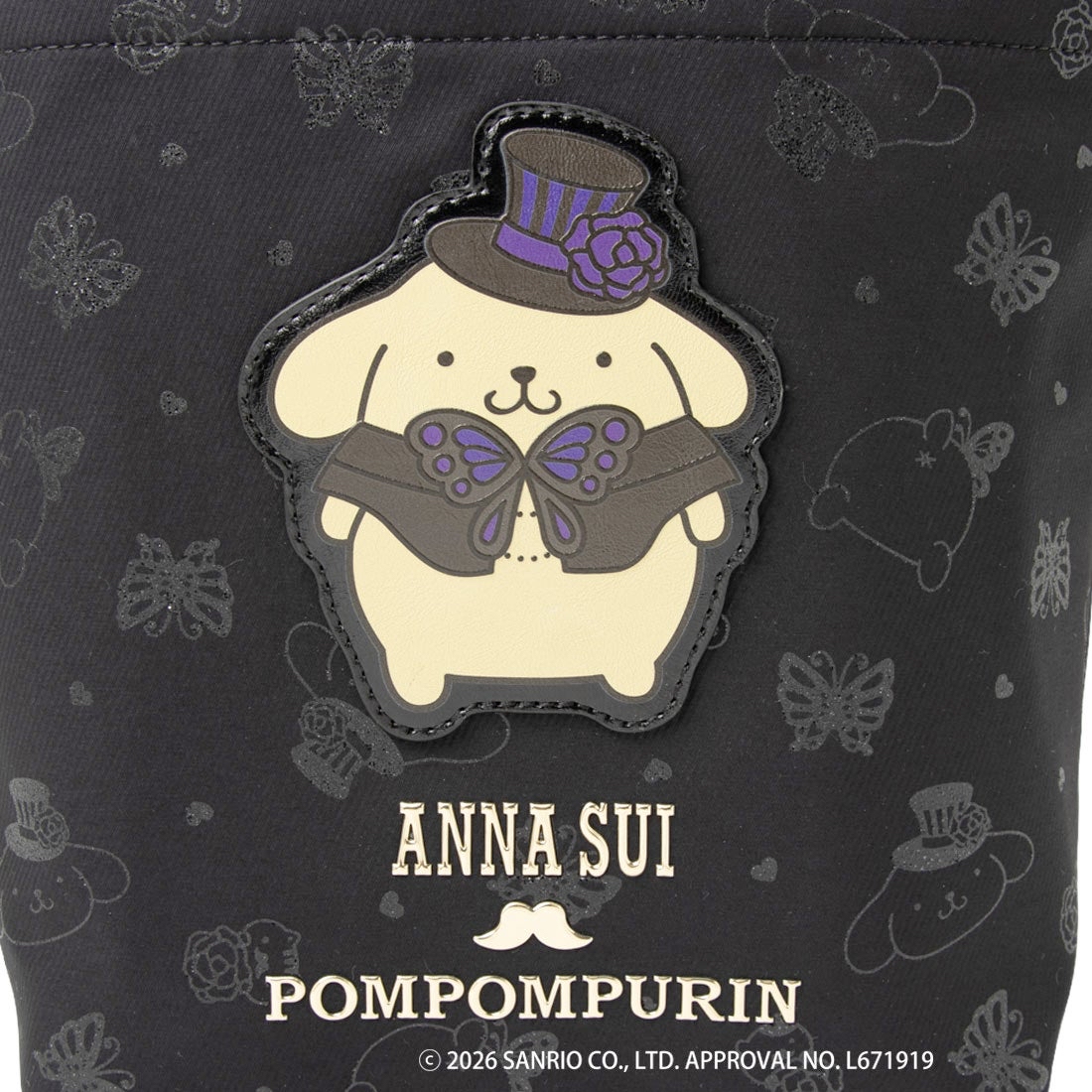 🎀【預訂】Anna Sui x Pompompurin 迷你肩背包