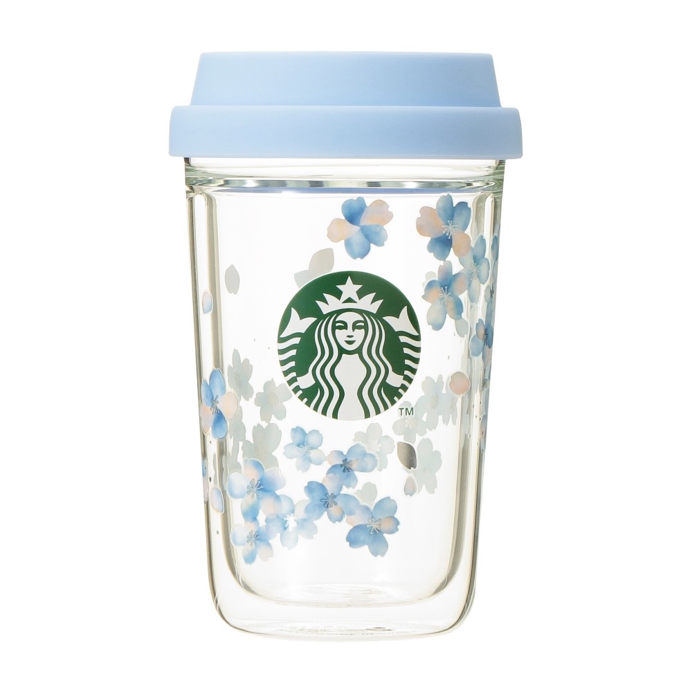 🎀【預訂】 Starbucks JP Sakura 💙2026 Collection 耐熱雙層玻璃杯 355ml