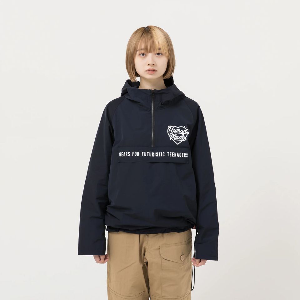 human made half zip パーカー ノルディック ヒューマンメイド
