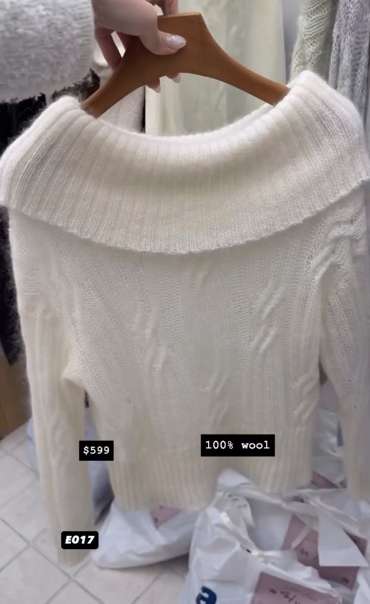 100%Wool🇰🇷🇰🇷韓國連線 19/10🔥🔥14539#E017