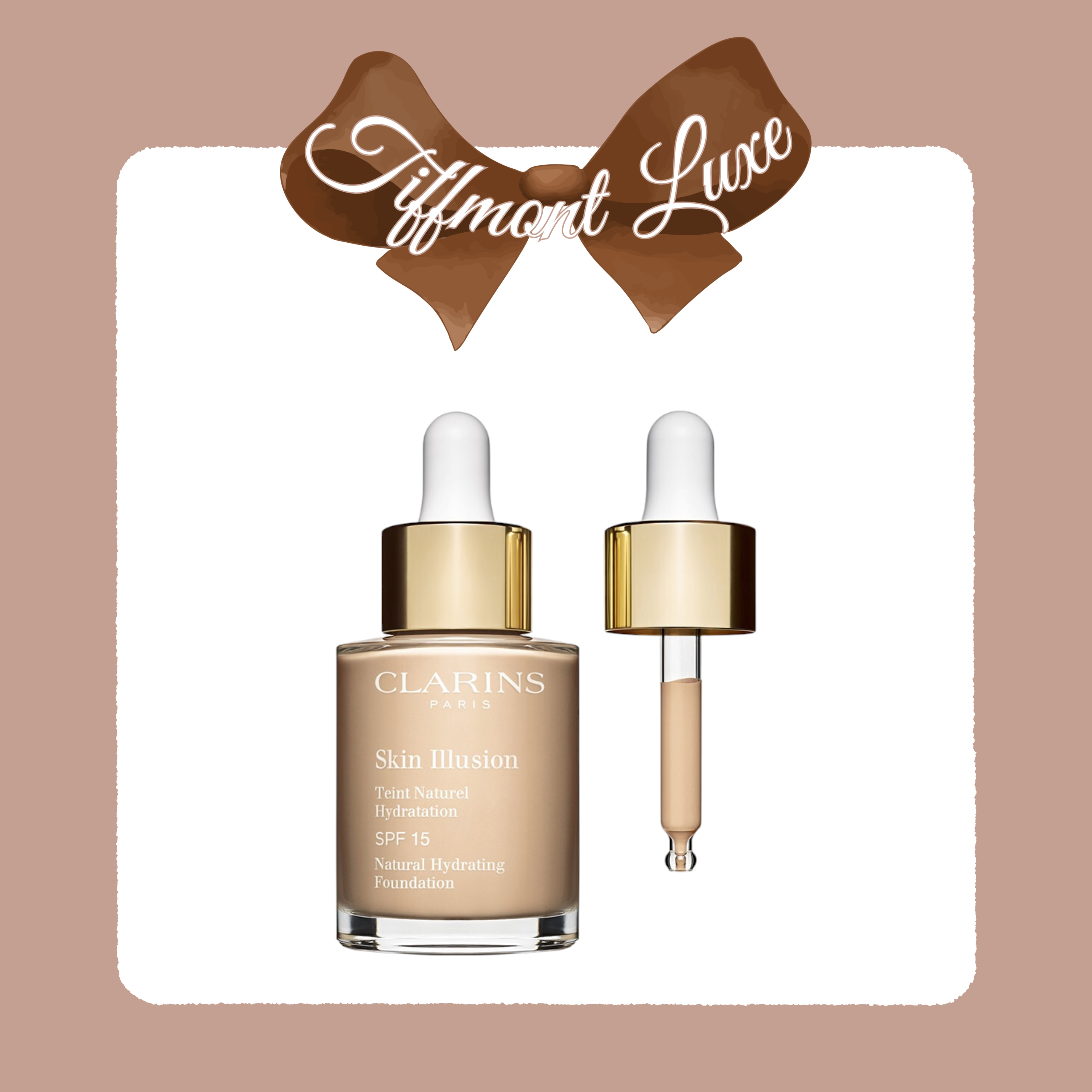 Clarins 絲滑透薄精華粉底液 Skin Illusion Velvet Foundation