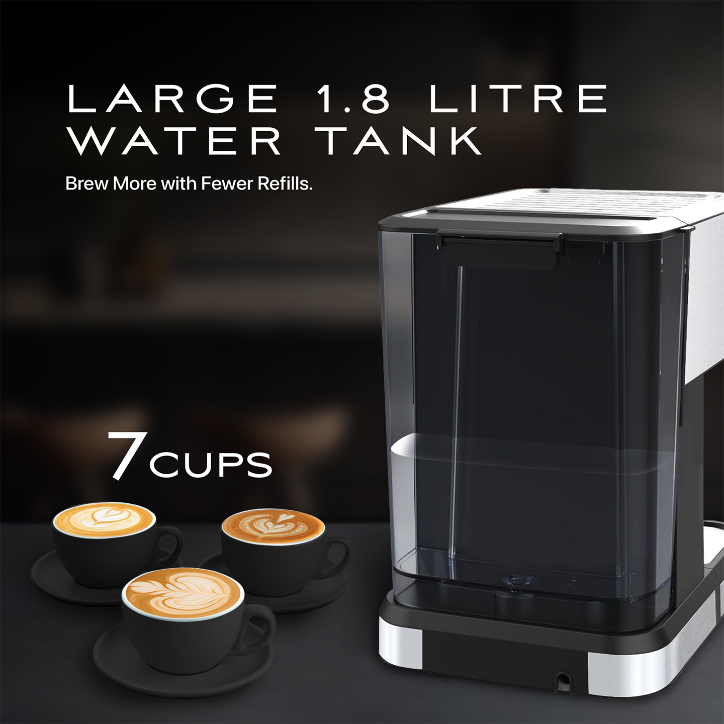 Faber 1.8L Retro Coffee Machine FCM 1815