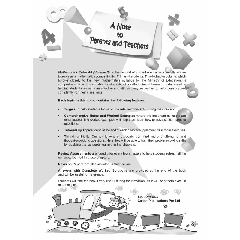 Primary Maths Tutor 4A Volume 2 - 2nd Edition