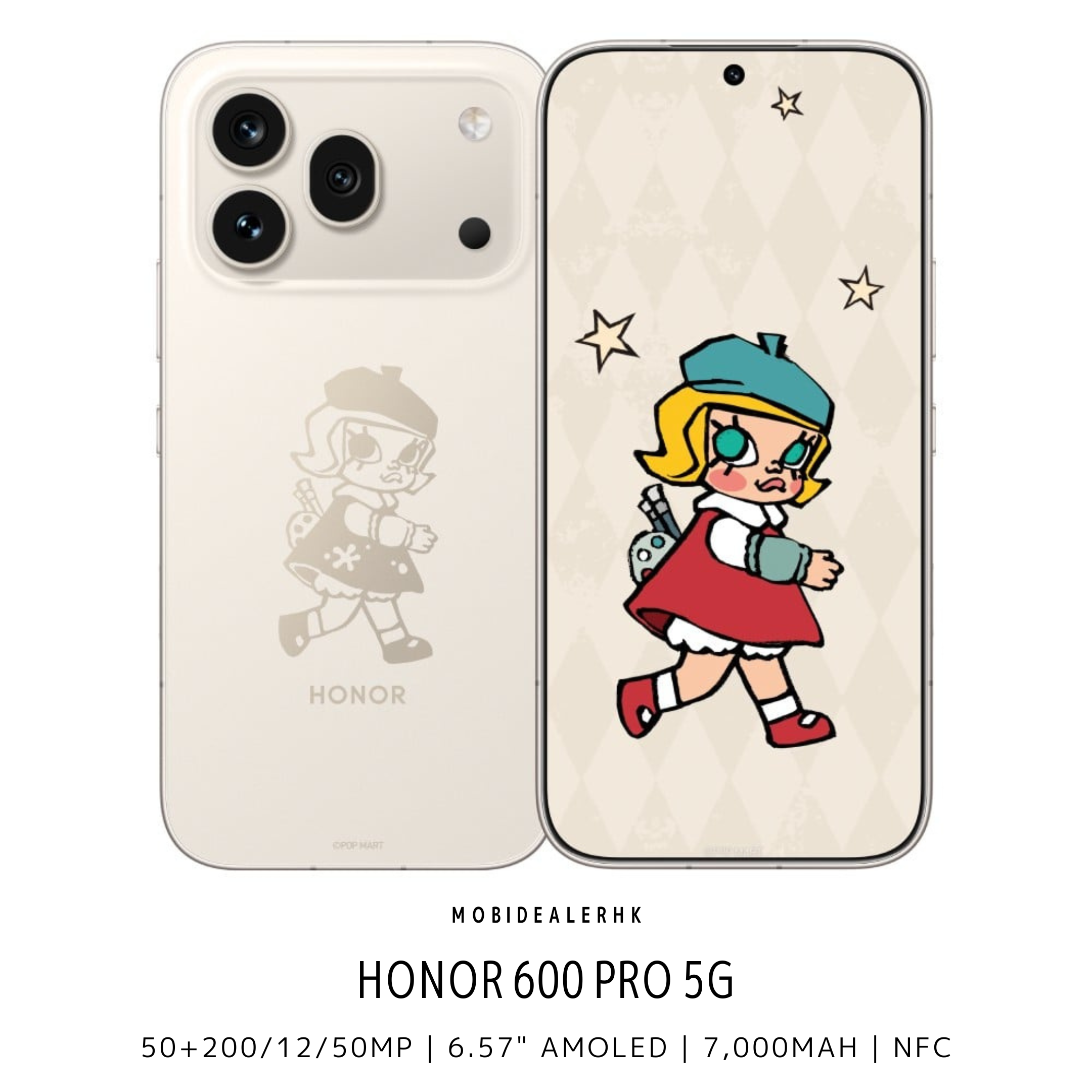 Honor 600 Pro | 榮耀 600 Pro | 5G | 智能手機 | 50+200/12/50MP | 6.57" AMOLED | 7,000mAh | NFC