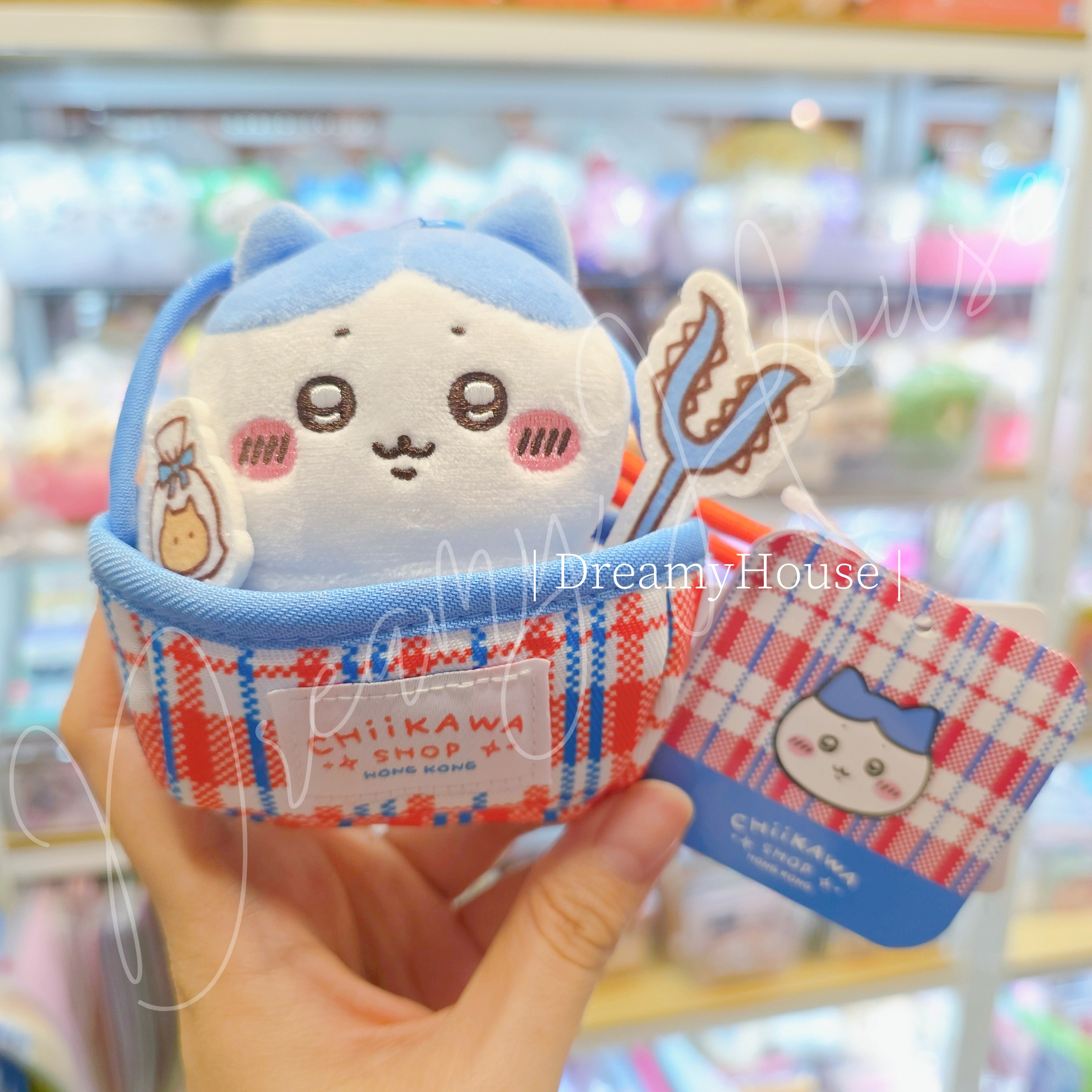 香港 Chiikawa 「CHIIKAWA SHOP in HONG KONG」紅白藍系列 公仔吊飾