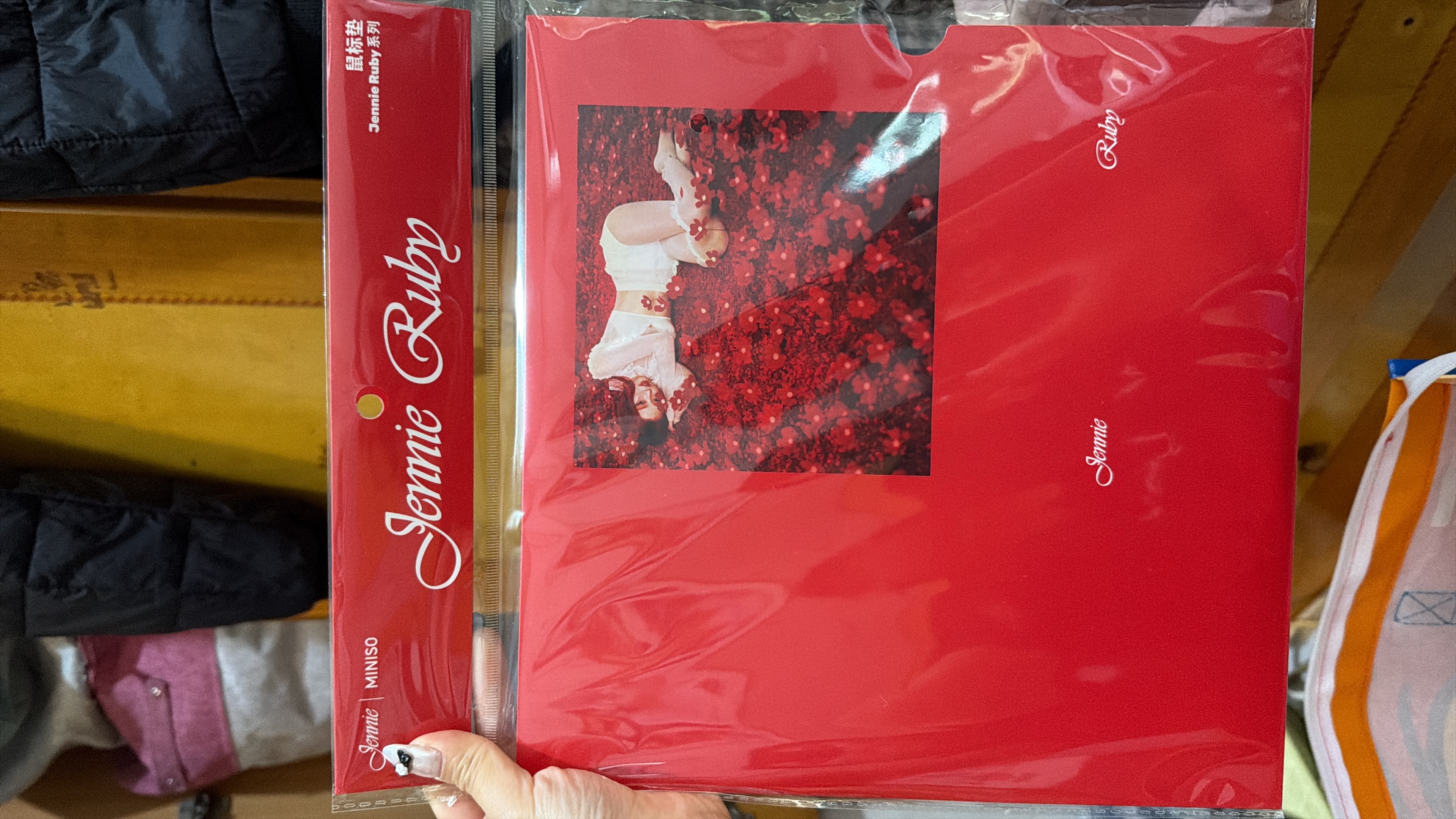 現貨 JENNIE RUBY X MINISO 滑鼠墊