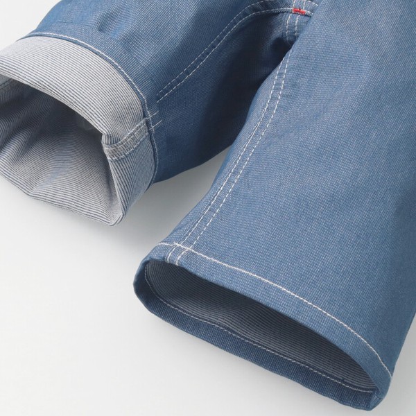 🆕【⭐訂購⭐】🌀 🇯🇵 日本直送 接觸涼感 網眼斜紋 牛仔 6分褲🌀 [ELCA-0272][260428]