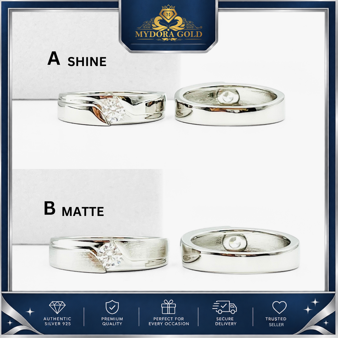 MYDORA 925 Silver Ring - Cincin Destiny Line Collection