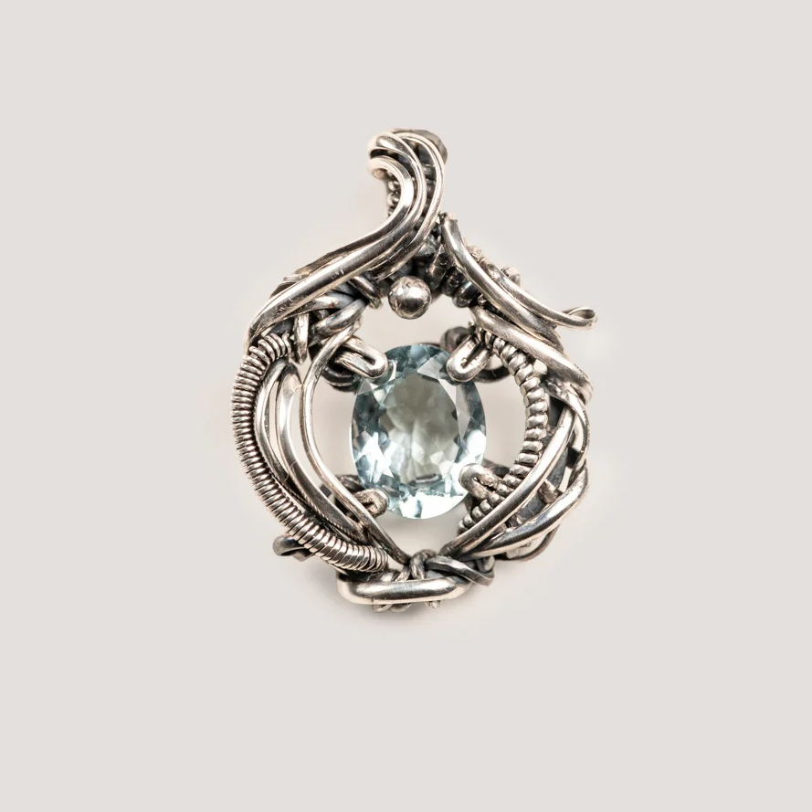 WAS 海藍寶頸鏈 - Aquamarine Necklace 