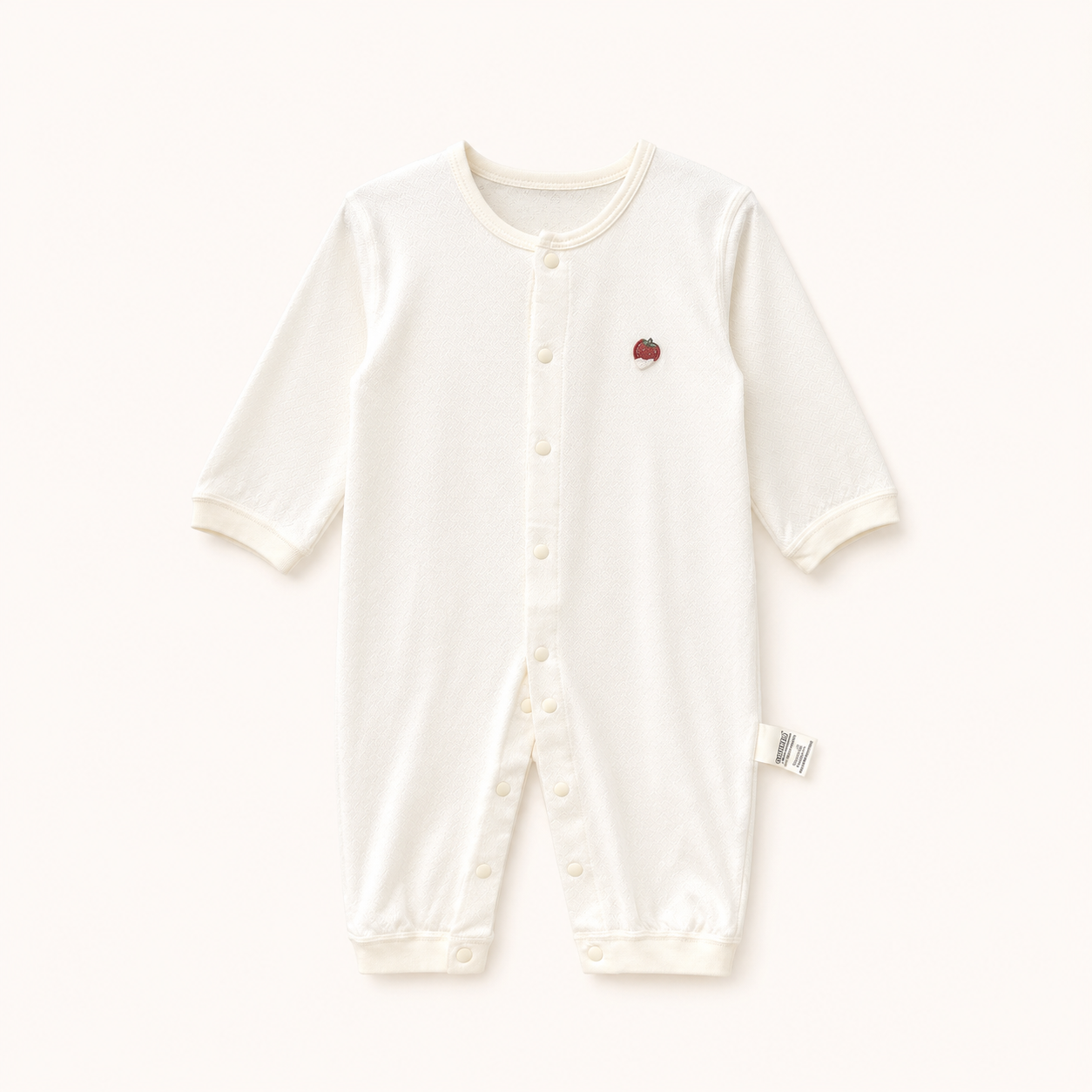 開胸哈衣 - 士多啤梨 N1R2147 Baby Front-Opening Bodysuit