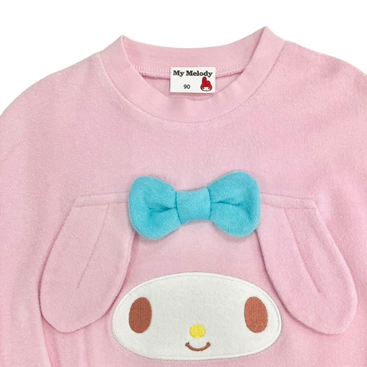 🇯🇵限量預訂 日本直送🇯🇵My Melody面部立體耳朵毛巾布蛋形包屁衣