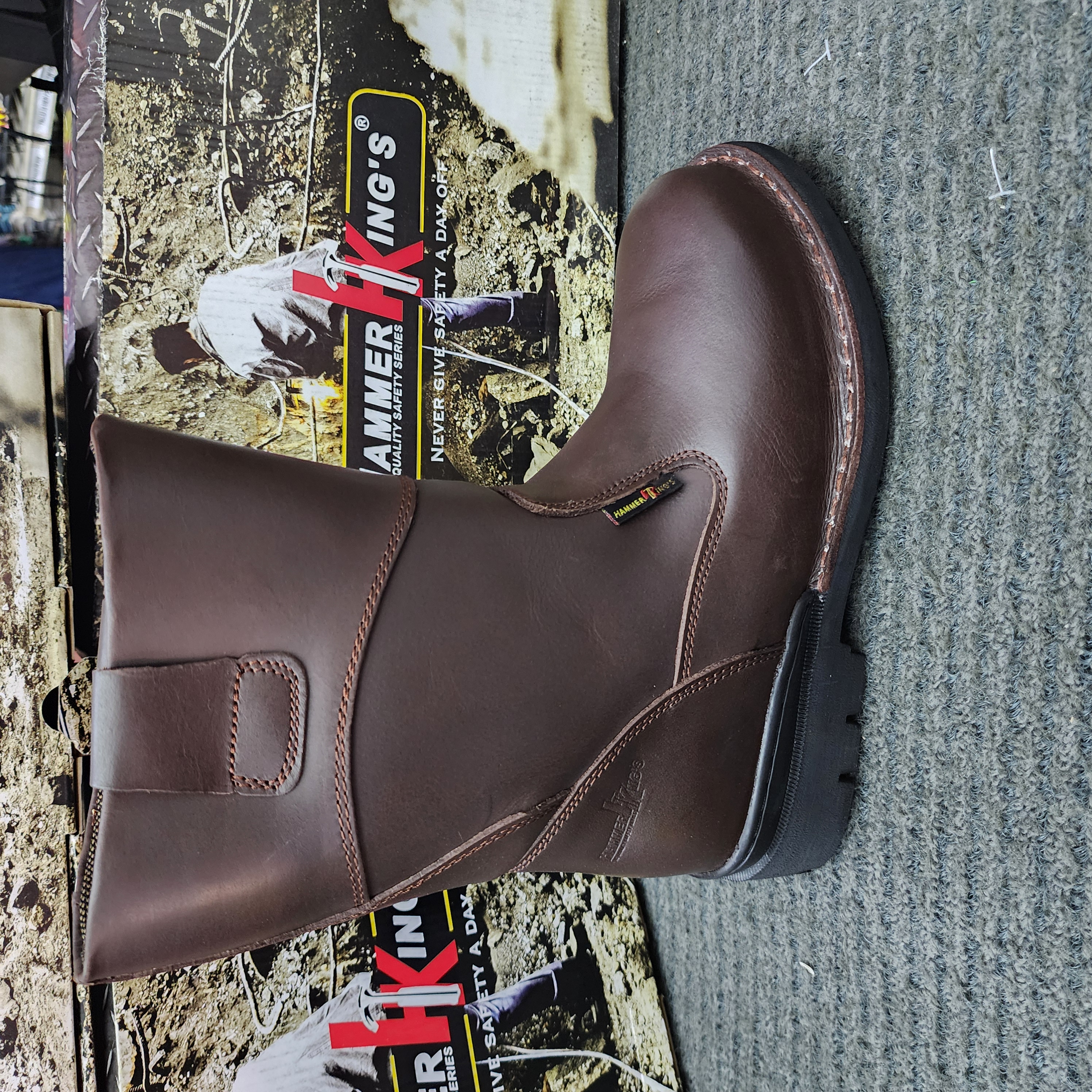 Hammer King Safety Shoes HK 13005 Steel Toe Cap Steel Mid Plate sole SIRIM and DOSH Approved Kasut Keselamatan