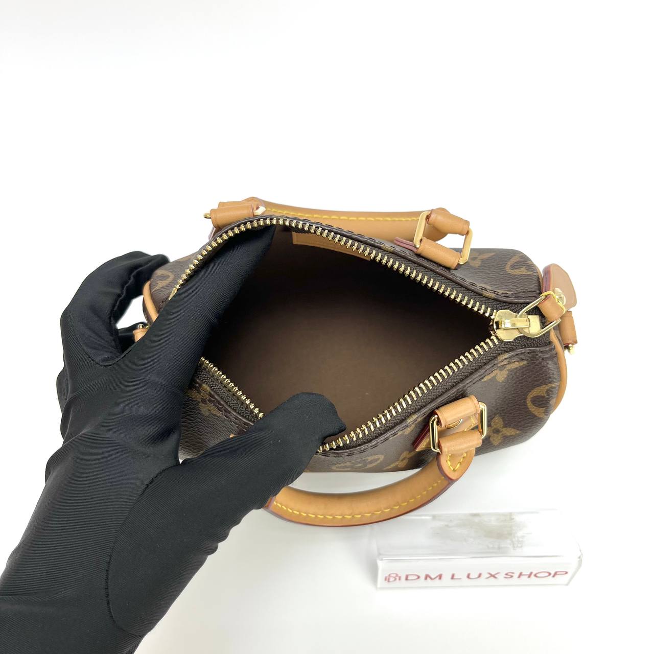 LV Monogram Nano Speedy GHW