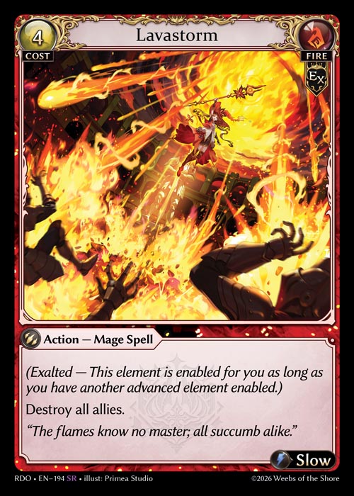 Lavastorm / RDO-194 (SR)