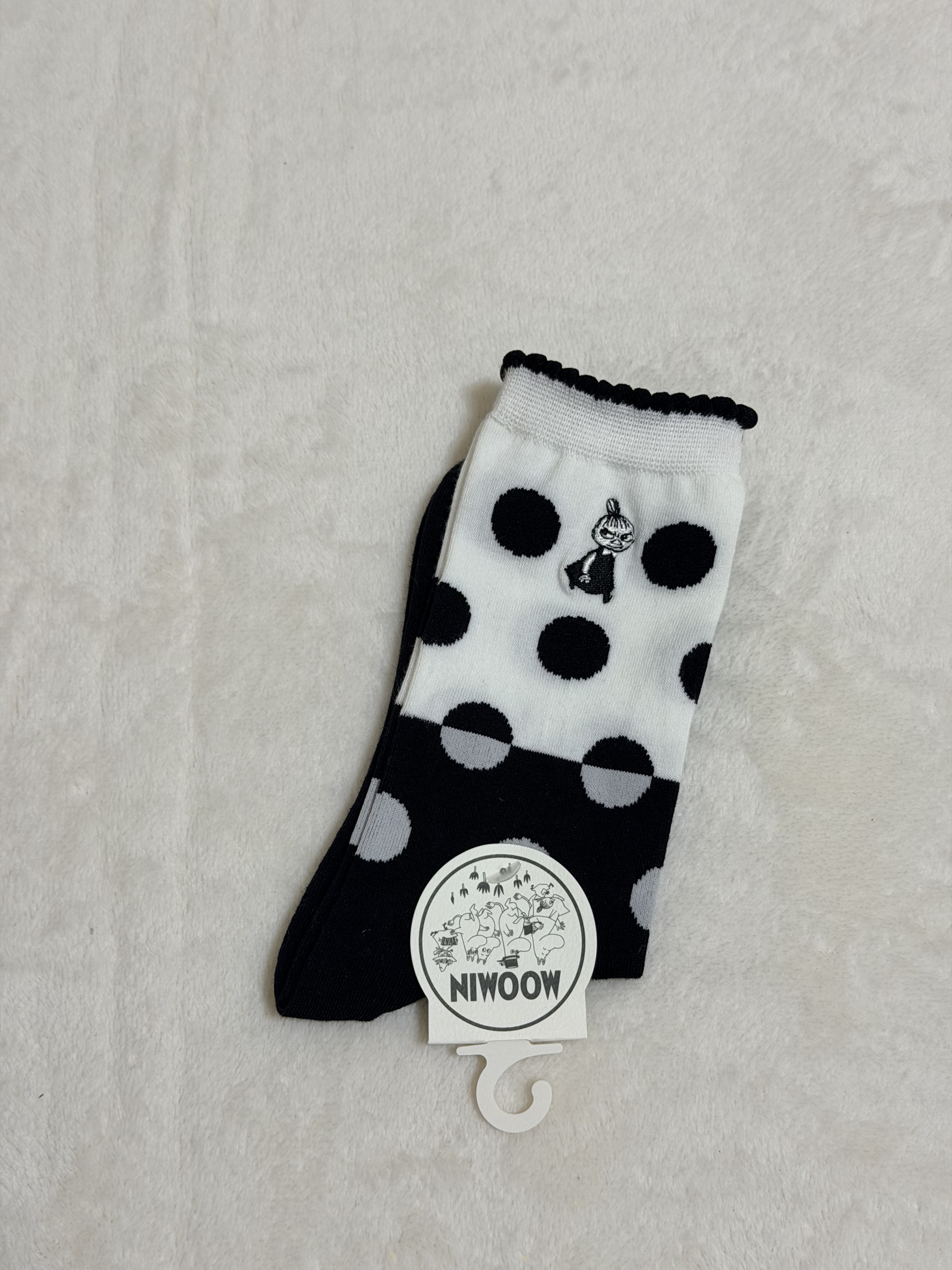 Moomin 波點襪 23-25cm