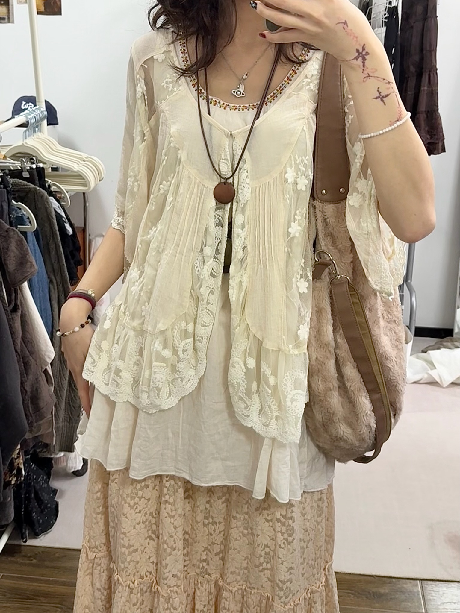 Bohemian Lace Outfit Set