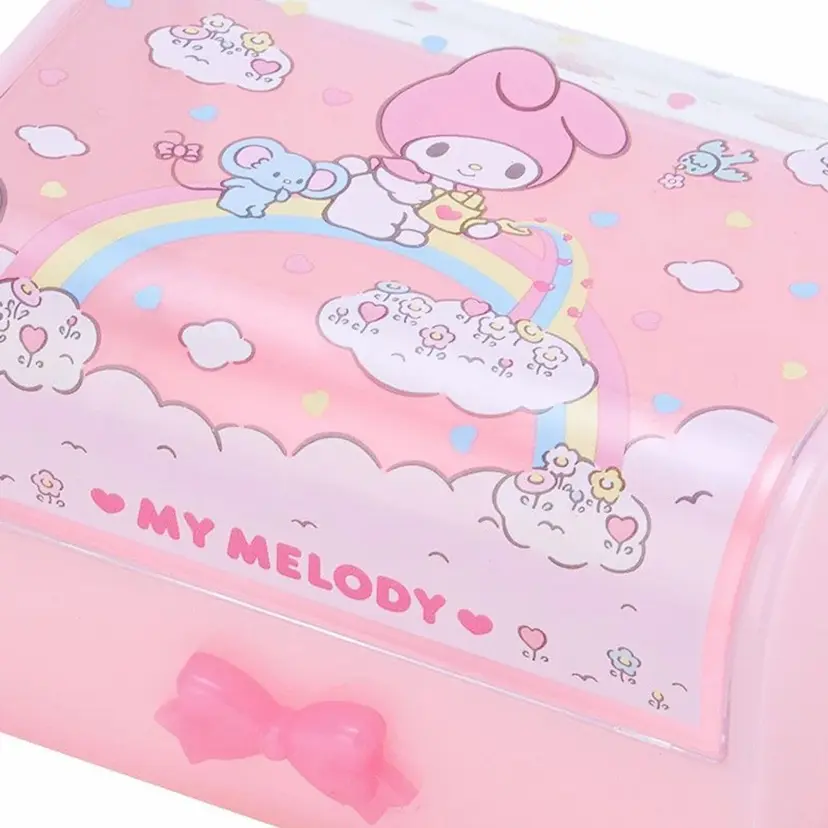 現貨🌸日本直送 | Sanrio Hello Kitty/My Melody耳環/項鏈/戒指小物收納盒 珠寶配件盒