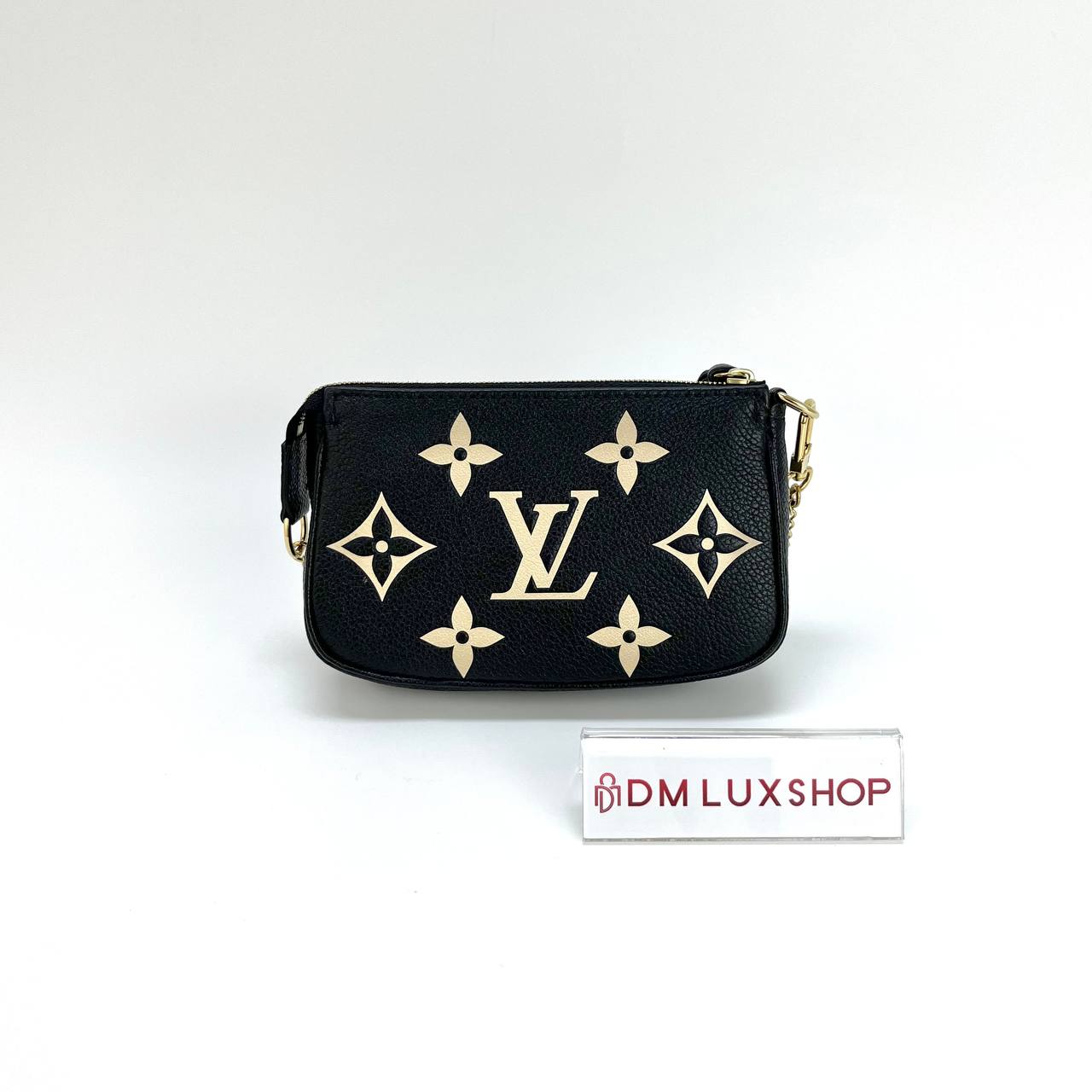 LV Bicolour Mini Pochette Accessoires Black GHW