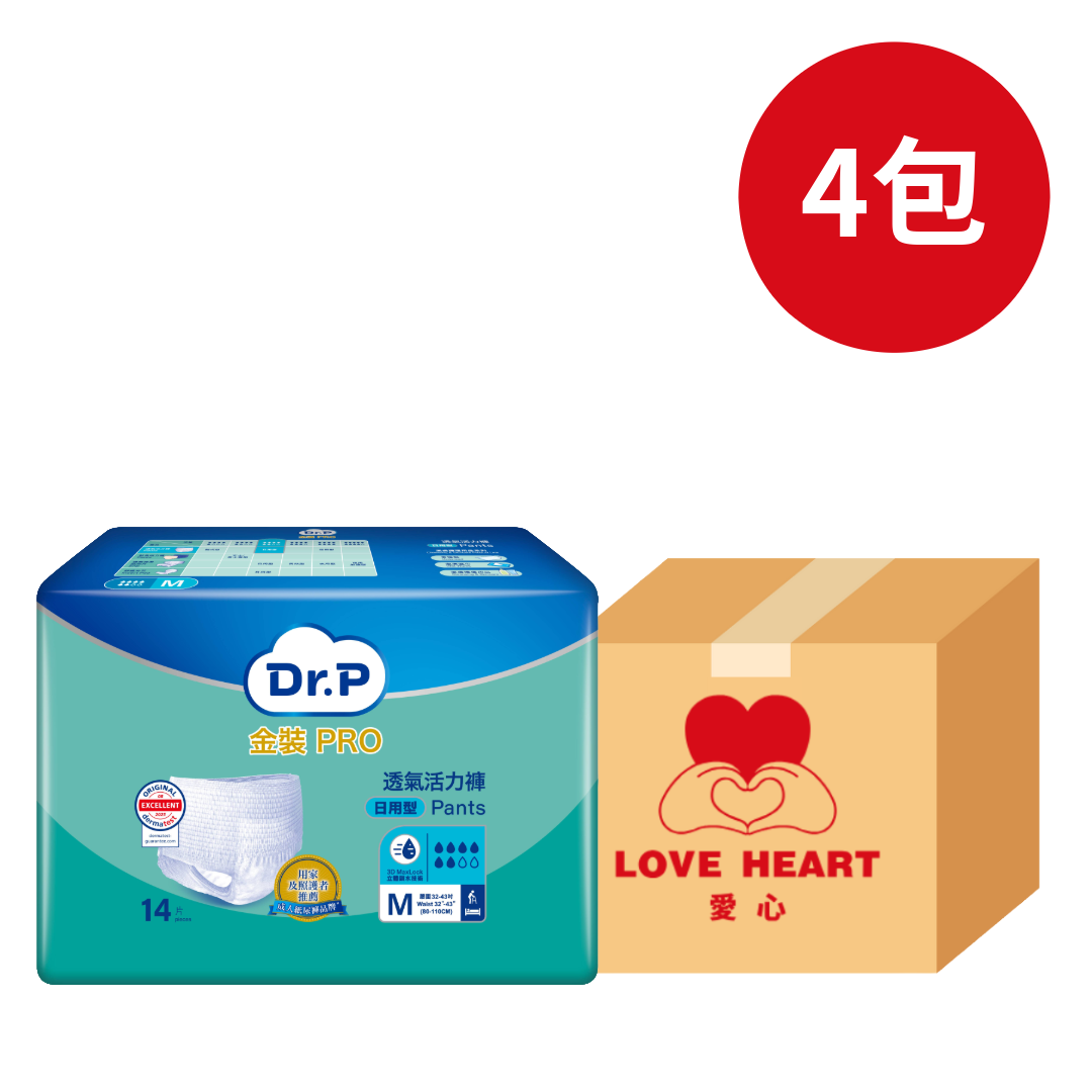 TENA添寧 Dr.P金裝Pro 透氣活力褲 日用型