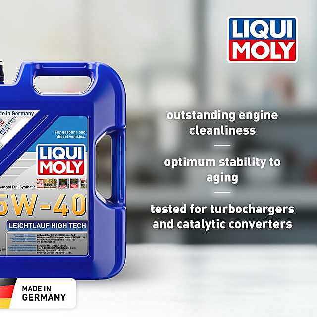 LIQUI MOLY Leichtlauf High Tech 5W-40 (5L) 機油/潤滑油/偈油【原裝行貨】