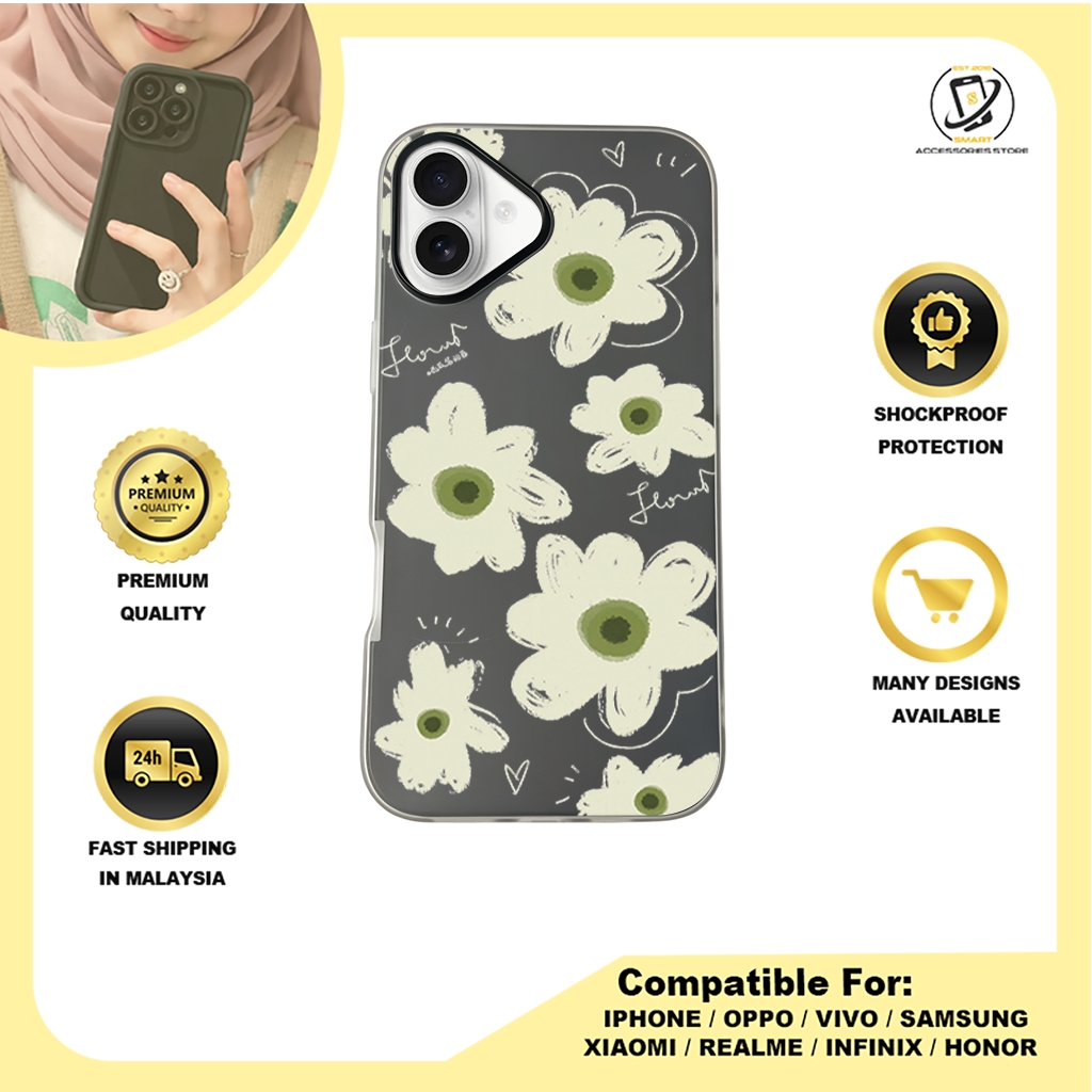 JELLY CASE PHONE FOR IPHONE - DESIGN FLOWER J