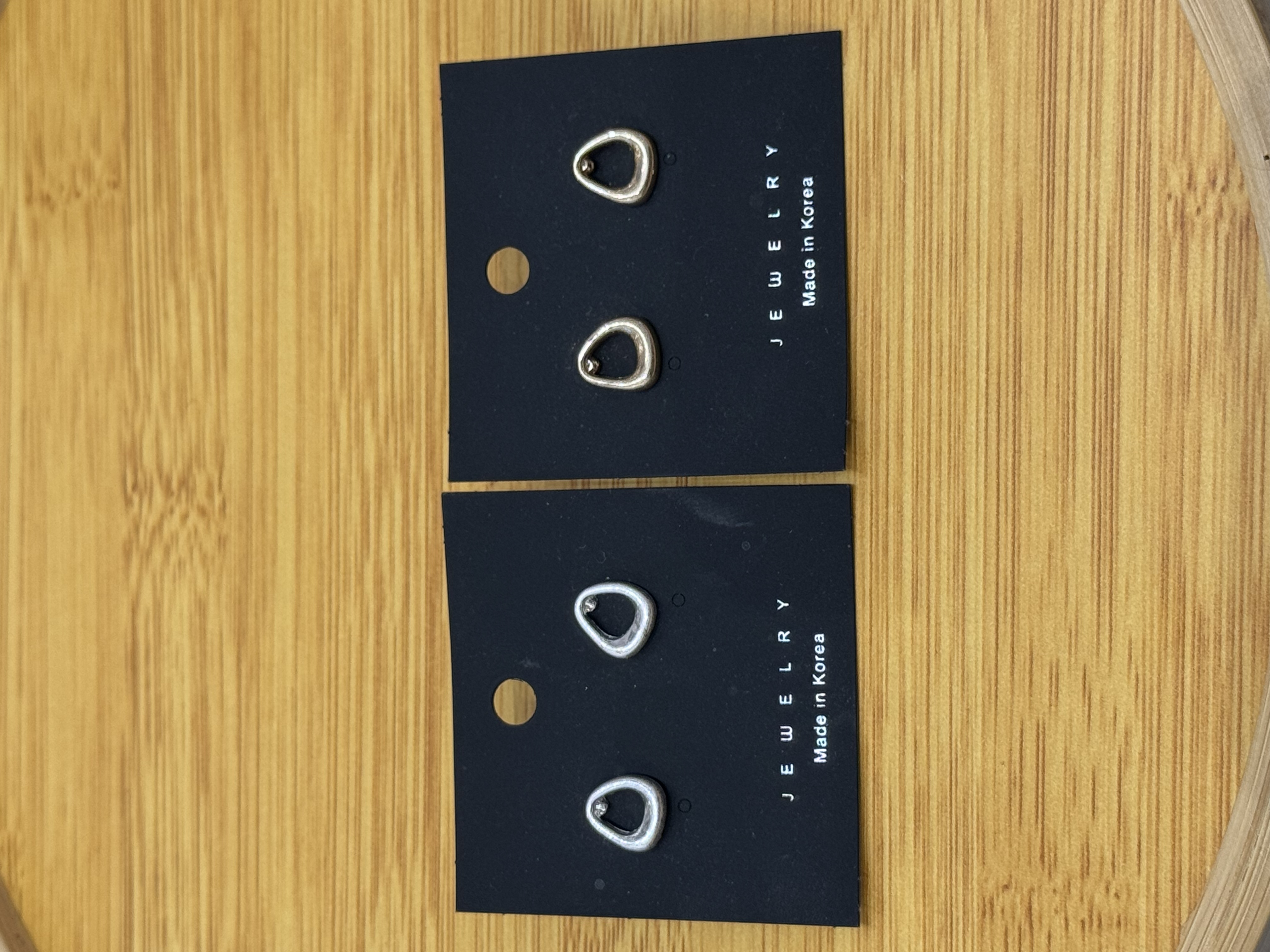 Ocr Dumpling Shape Vintage Stud Earrings