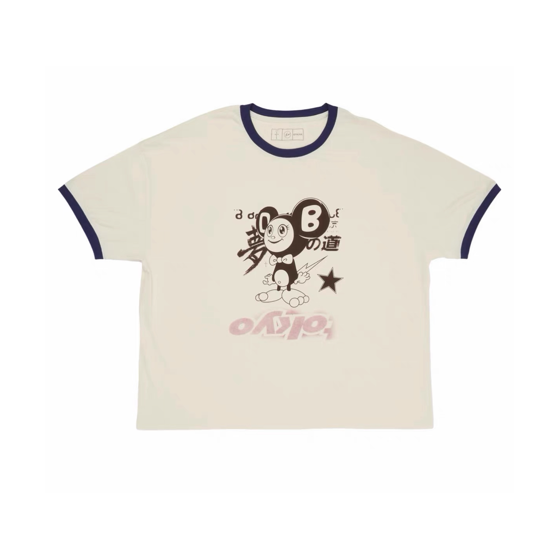 Travis Scott Cactus Jack x Fragment x Takashi Murakami Tokyo Ringer Tee 