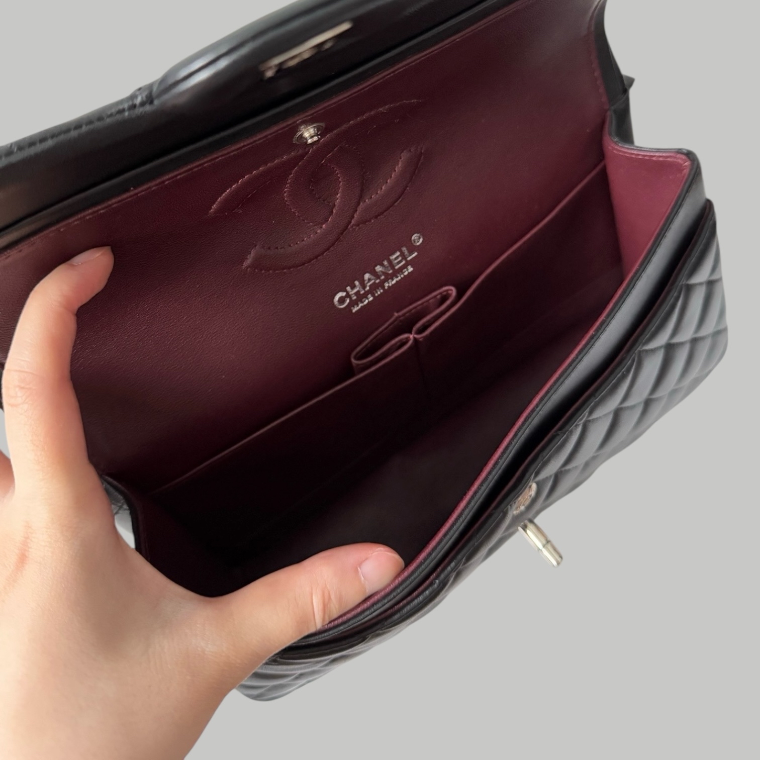 Chanel Lambskin CF25 SHW