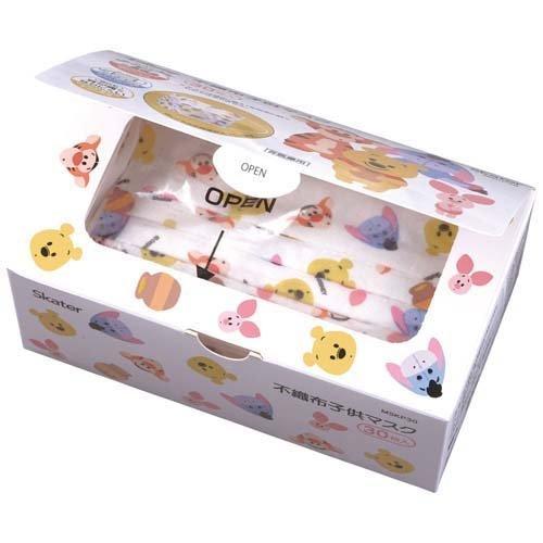 Skater 4歲以上平面口罩 30枚/盒 (小熊維尼 )