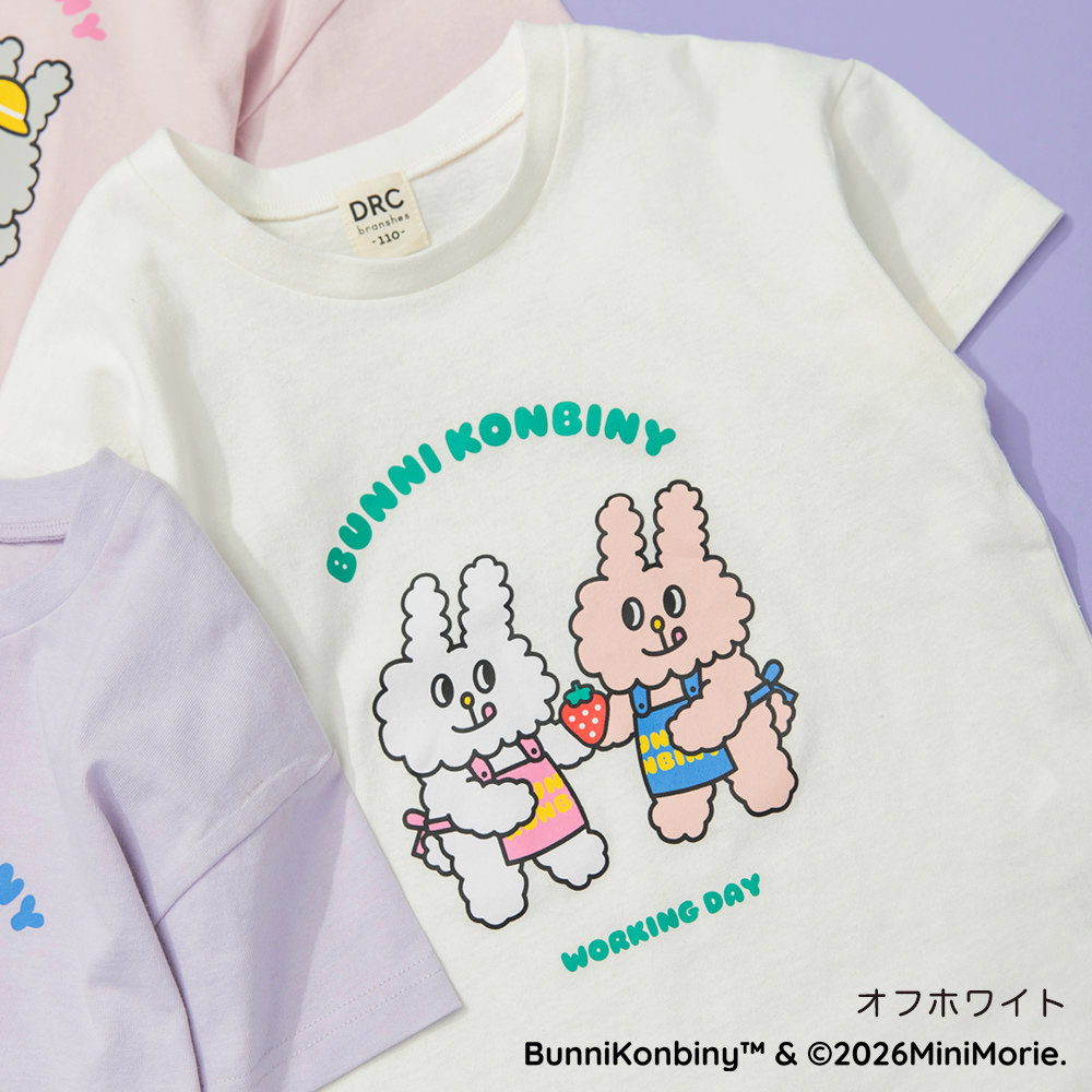 🆕【⭐訂購⭐】 🇯🇵日本直送🌀BUNNI KONBINY 印花短袖T恤［3款選］🌀[ELCA-0003][260315]