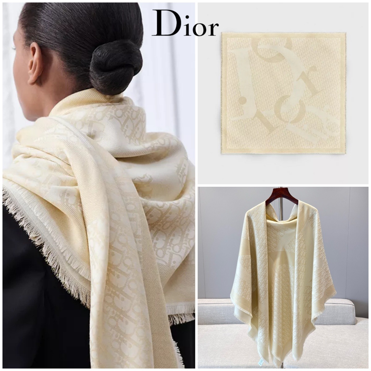 【頂級】Dior Infini 提花披肩 
