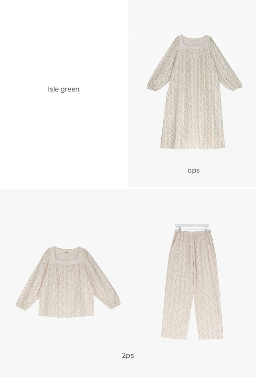 Juuneedu Cosette Flower Pajama