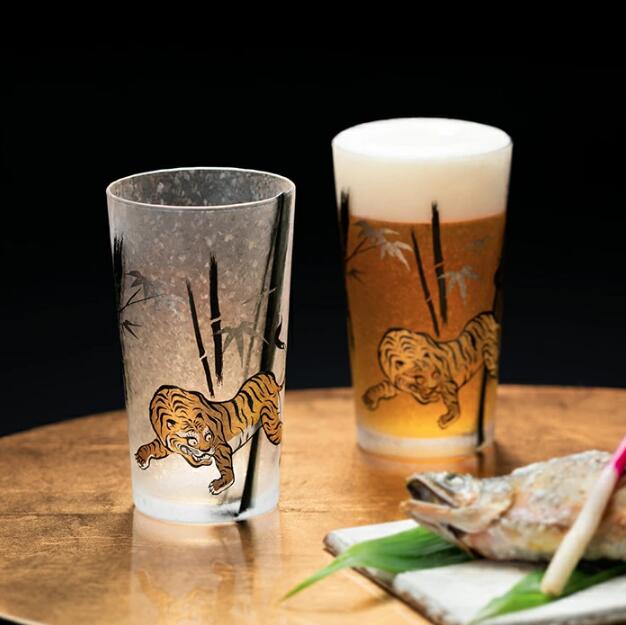 日本製 Aderia 石塚硝子 The Premium Nippon Taste 竹虎啤酒杯