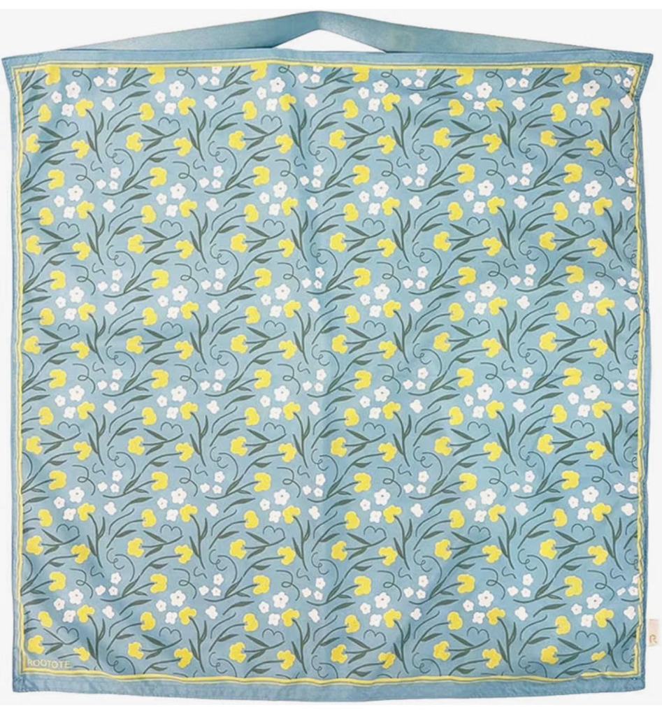 【ROOTOTE】TABLO 50超輕量絲巾袋系列-花花（5色可選）