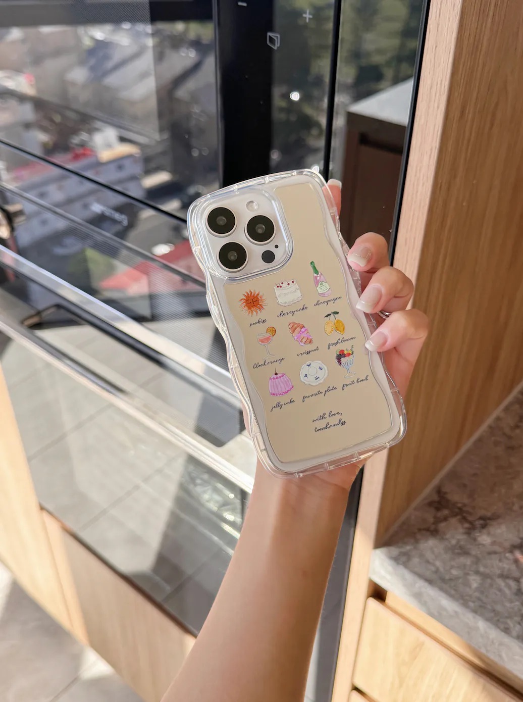 【Party & Summer!】波浪邊框鏡面 iPhone Case