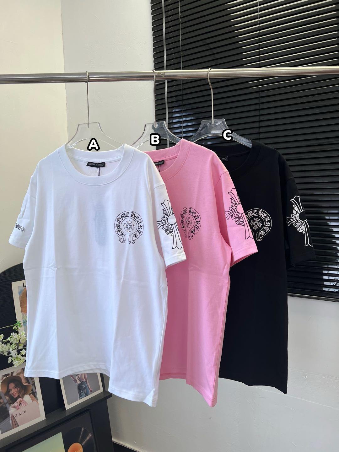 Chrome Hearts 前後馬蹄印花短袖Tee