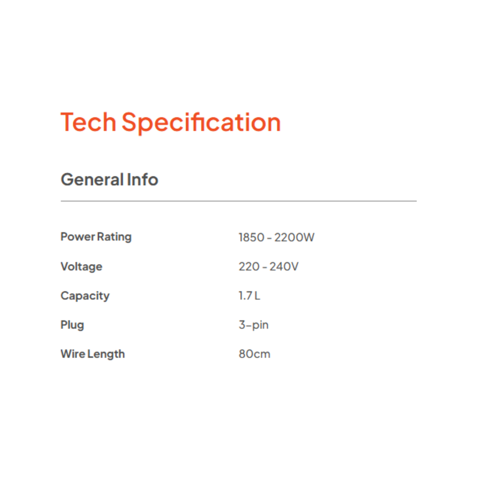 Russell Taylors 1.7L Noir Stainless Electric Kettle (RK30)