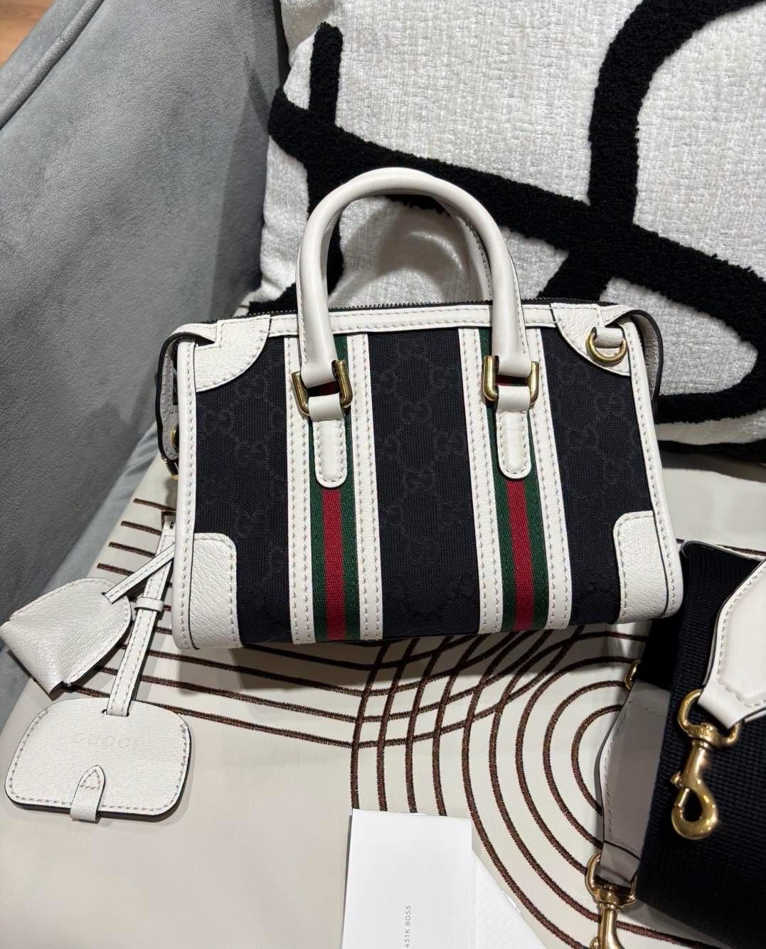 GUCCI Ophidia Mini Top Handle 2 way bag  100%Authentic,99%new unused ✅Tap ✅booklet✅ strap ✅dust bag  