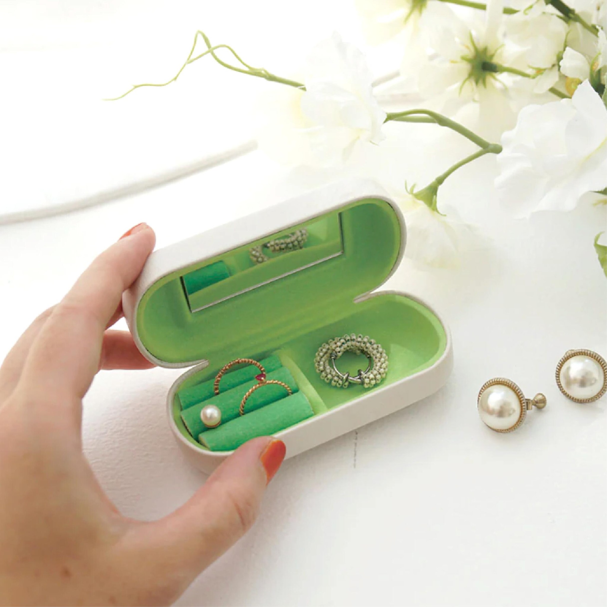 日本直送 Miffy 米菲便攜式化妝鏡盒