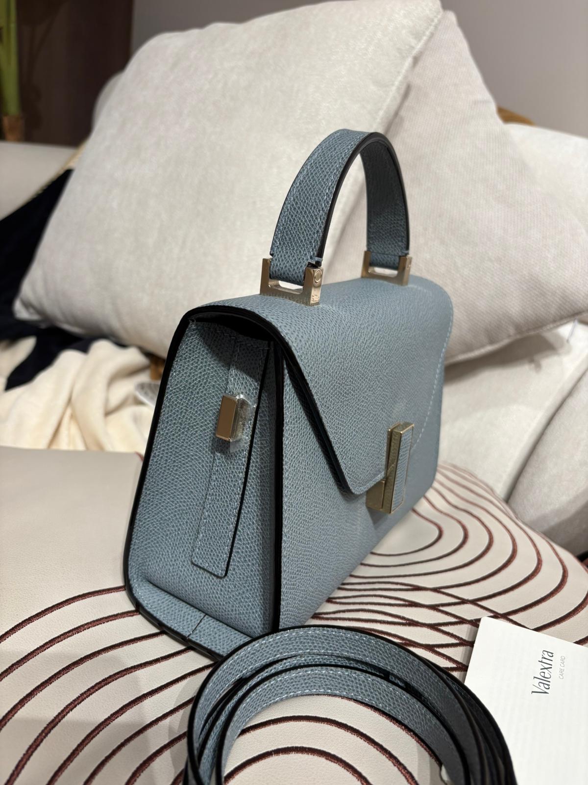 Valextra iside micro crossbody bag 100%Authentic, 98%new ✅ certificate ✅dust bag