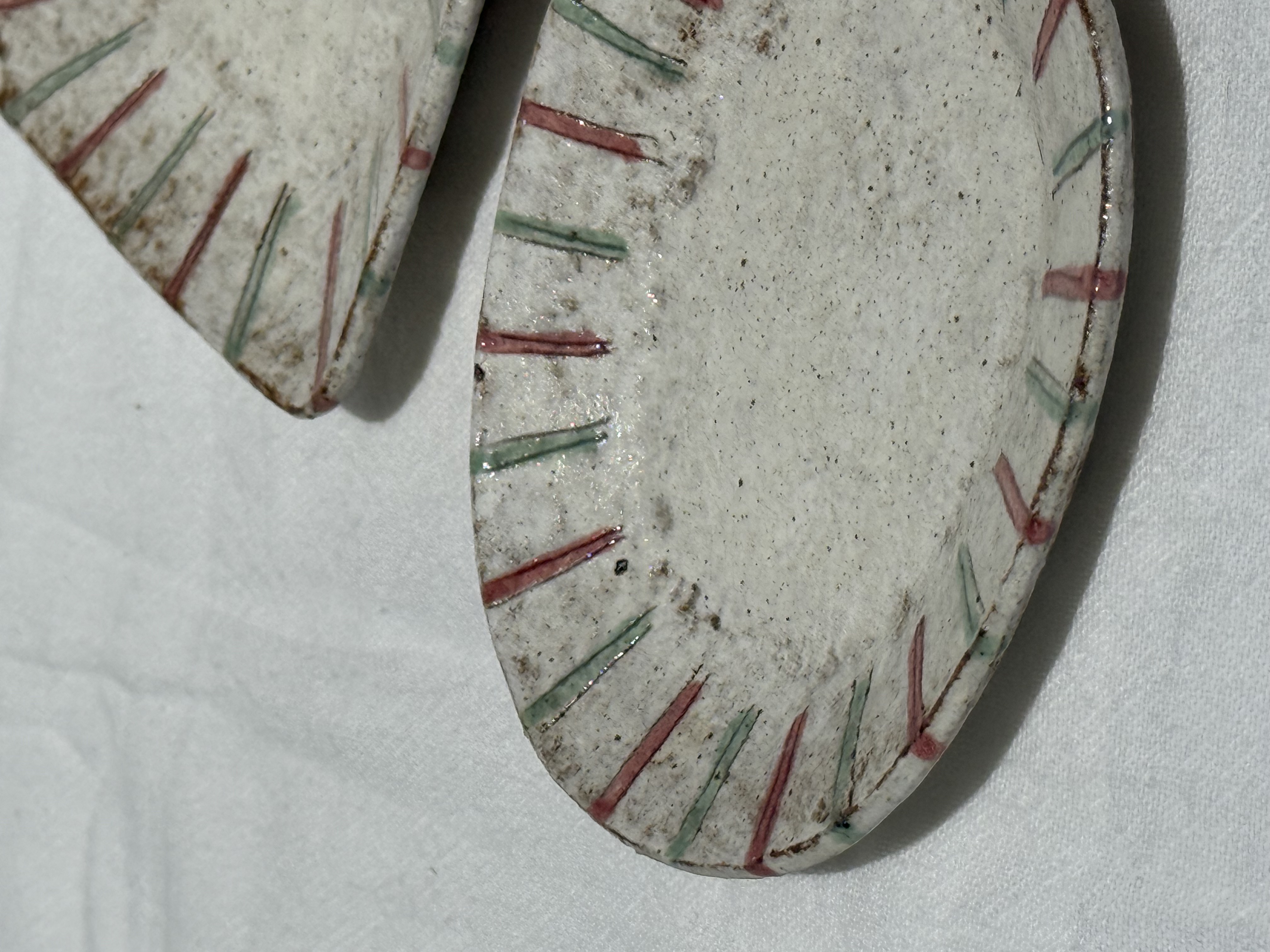 リスの木食器工房  彩色 線條 小盤 小碟