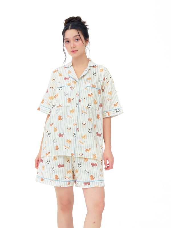 Slip to Sleep - Cream Pup Set