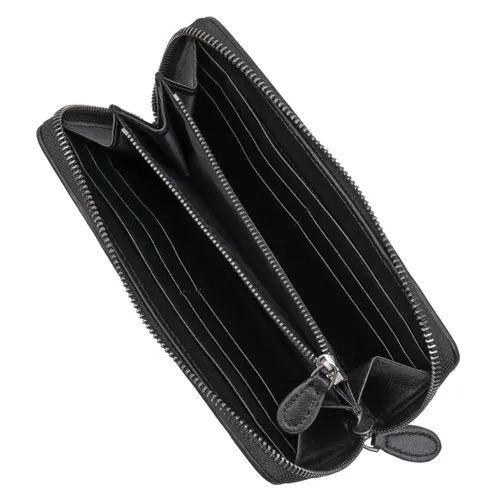 日本🇯🇵品牌織皮牛皮拉鏈長銀包👛現貨✈️