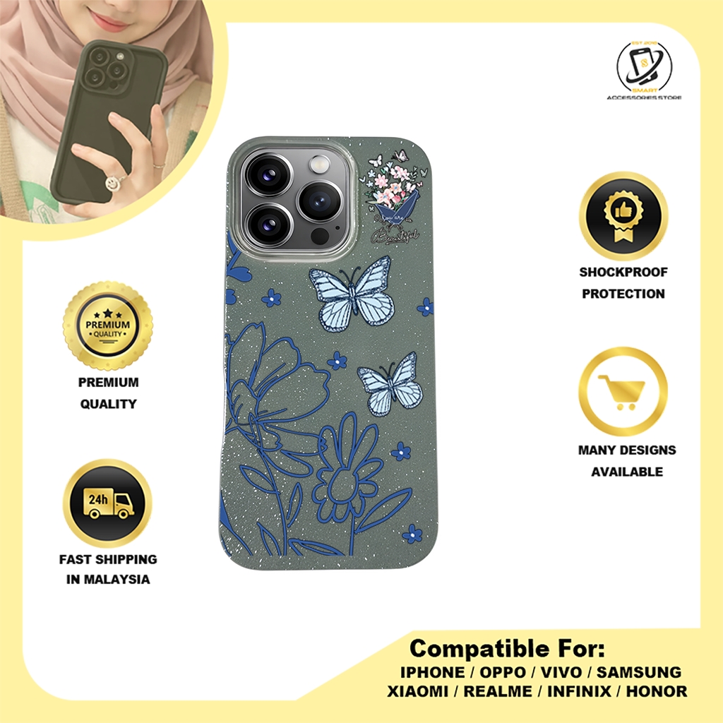 BLING CASE PHONE FOR IPHONE - DESIGN BUTTERFLY G