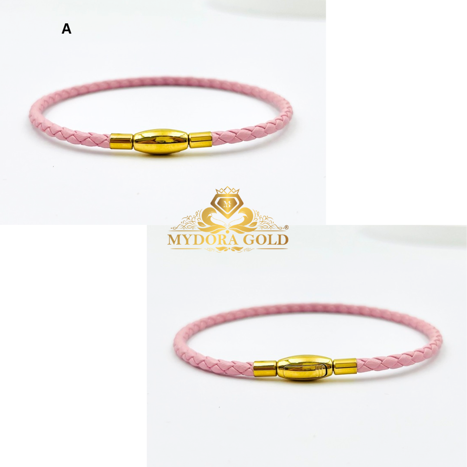 MYDORA Clip Clip Leather Bracelet