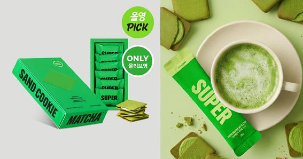 韓國 Super Matcha Latte Cream Sand 超級抹茶拿鐵奶油三明治（6片）