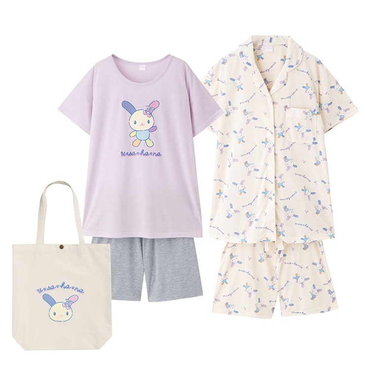 日本直送新款 Sanrio usahana  短袖睡衣